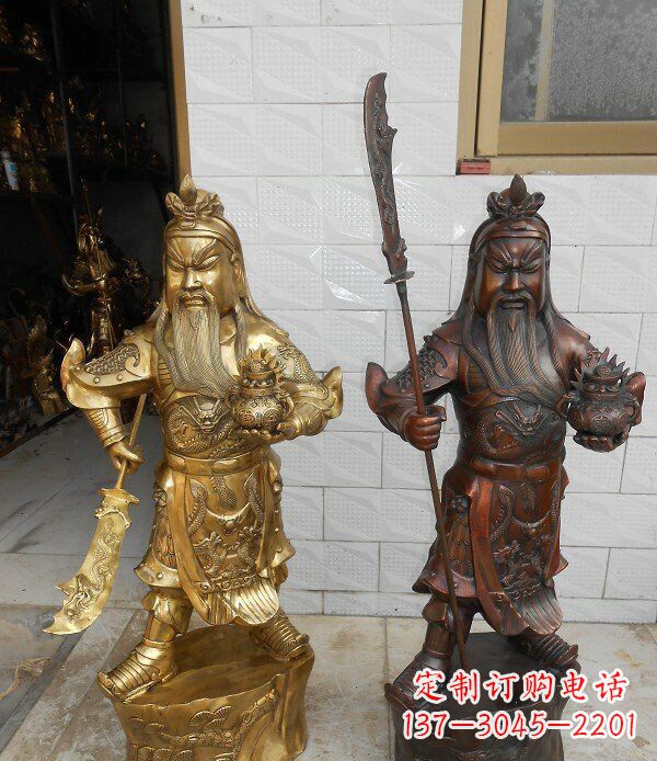湖南拥有历史韵味的关公武财神铜雕