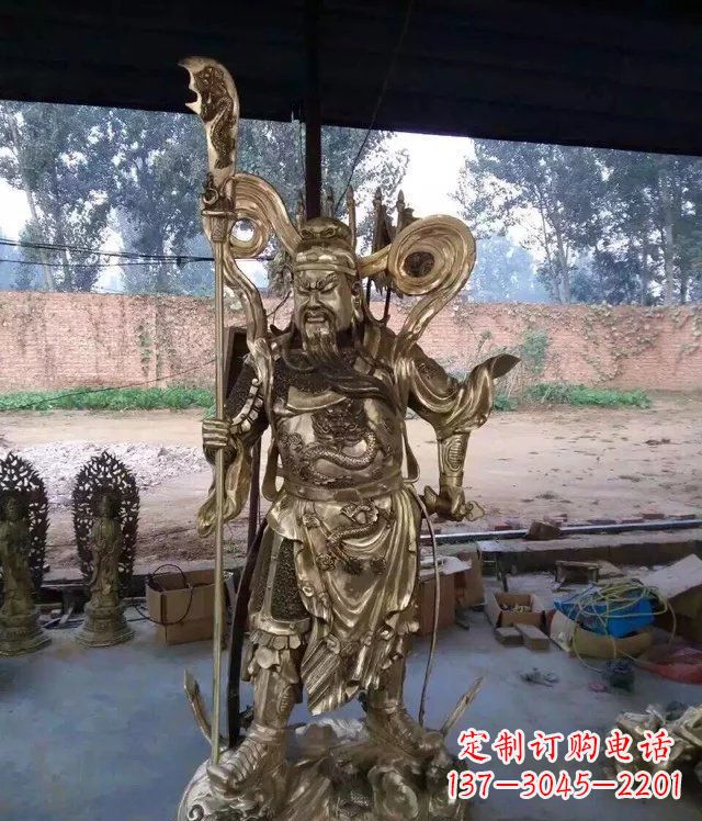 湖南精美关公雕塑,展现传统文化魅力