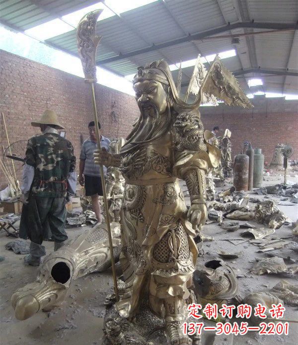湖南关公铜雕:传承中国传统文化