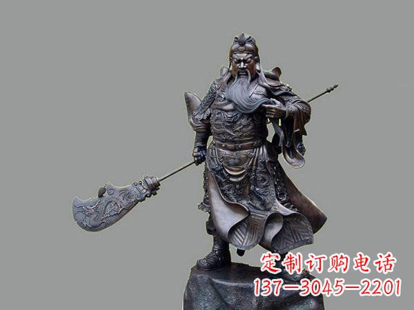 湖南中领雕塑:创造新经典,精美铸就关羽雕塑