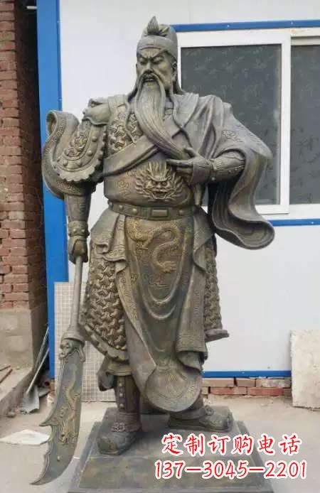 湖南中领雕塑:传承传说,精美制作关羽铜雕