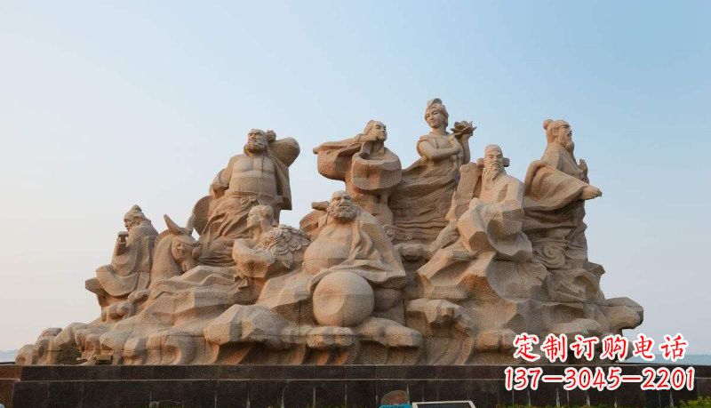 湖南专业定制八仙过海雕塑
