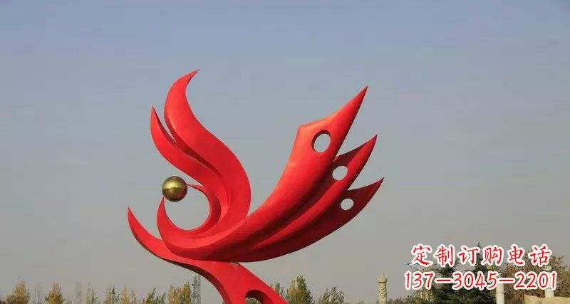 湖南不锈钢手工凤凰雕塑