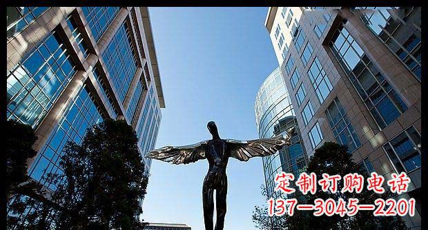 湖南精美不锈钢抽象天使雕塑