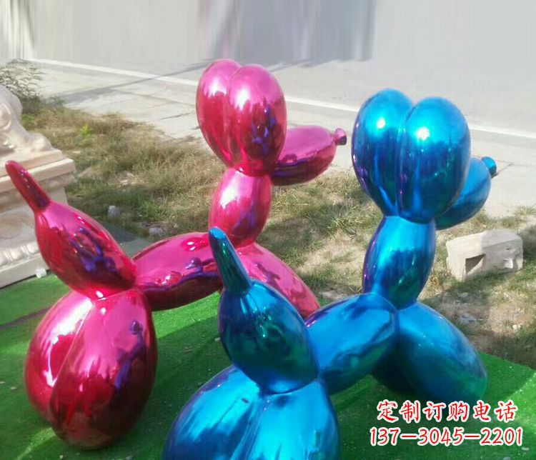 湖南中领雕塑:精美不锈钢小狗雕塑,给您带来温馨的家庭氛围!