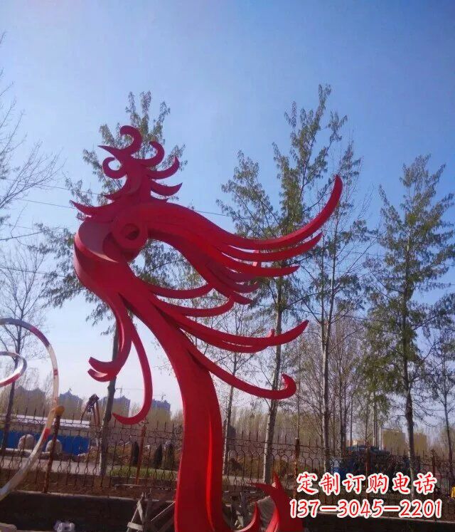 湖南中领雕塑凤凰大型抽象雕塑