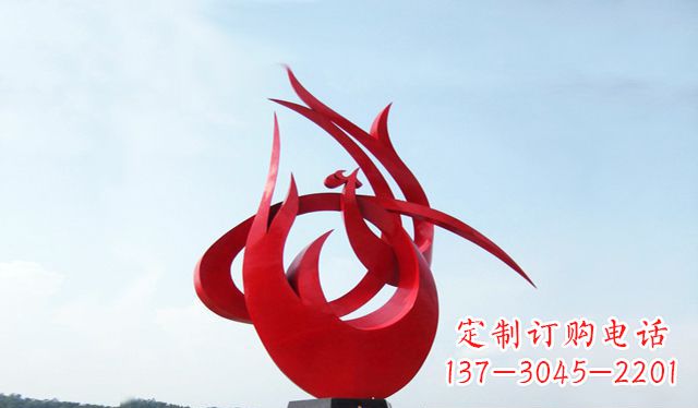 湖南艺术引领,荣耀之羽——中国领雕塑制作不锈钢大型凤凰雕塑