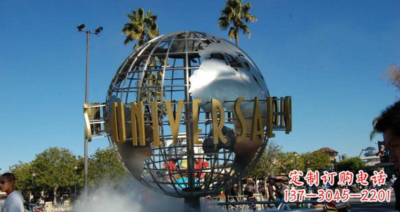 湖南中领雕塑仿真不锈钢地球雕塑