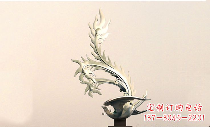 湖南精致的不锈钢凤凰雕塑