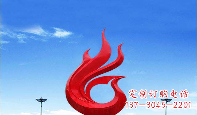 湖南优雅定制,高贵不锈钢凤凰雕塑