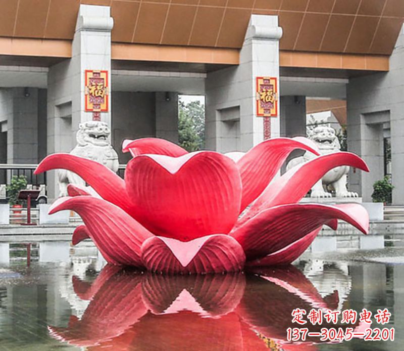 湖南完美满足你的不锈钢荷花雕塑