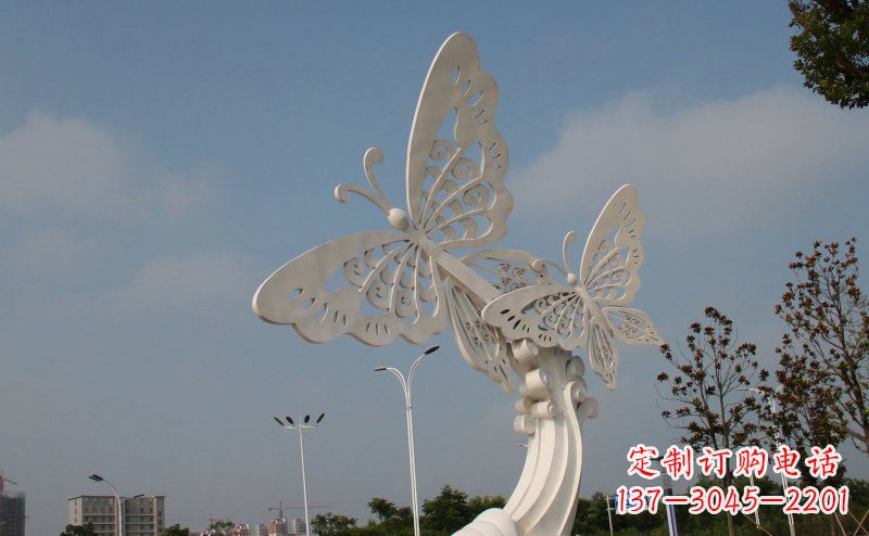 湖南完美的蝴蝶不锈钢雕塑