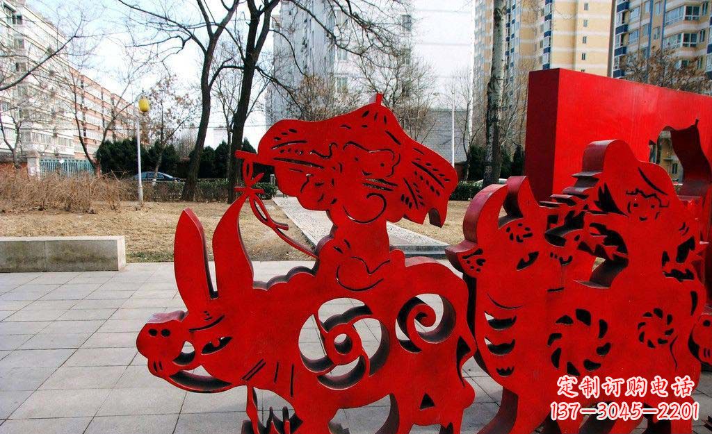 湖南超乎想象的精致牧童雕塑