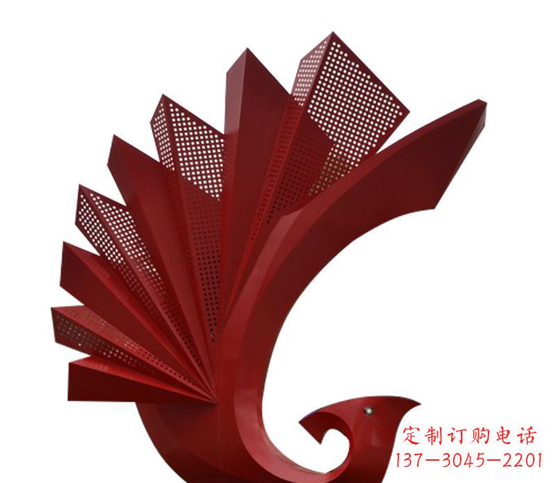 湖南装点空间的定制孔雀雕塑