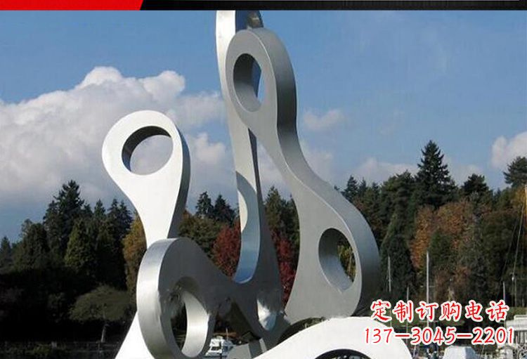 湖南专业定制不锈钢字母景观雕塑