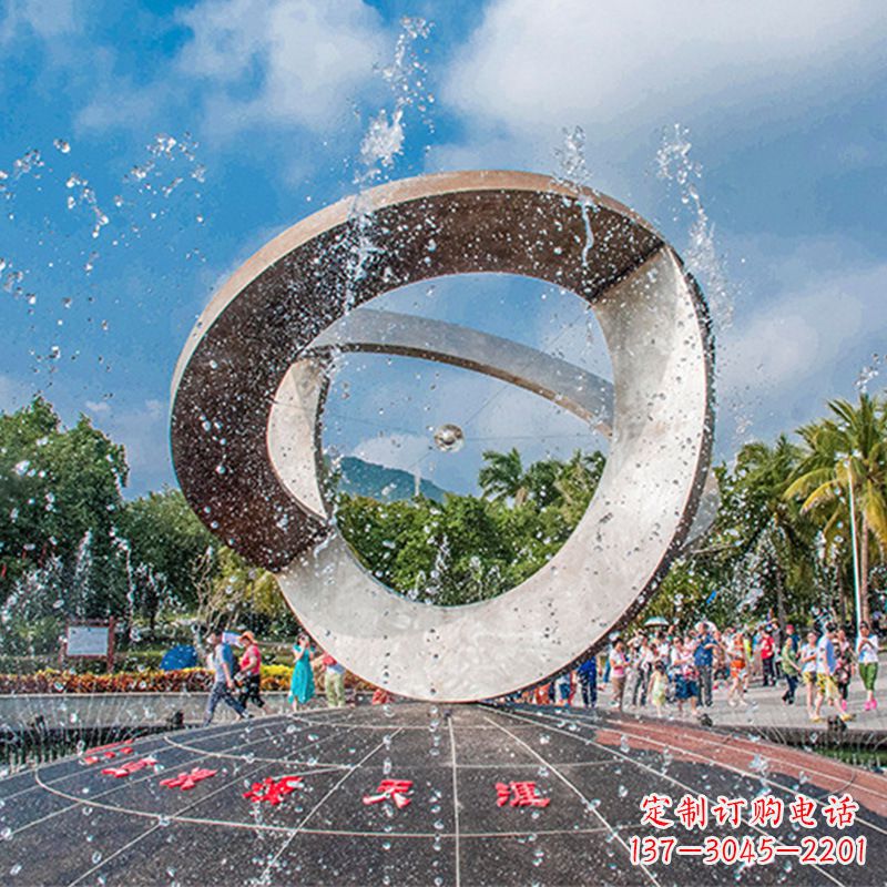 湖南趣味非凡,体现尊贵,不锈钢喷泉雕塑