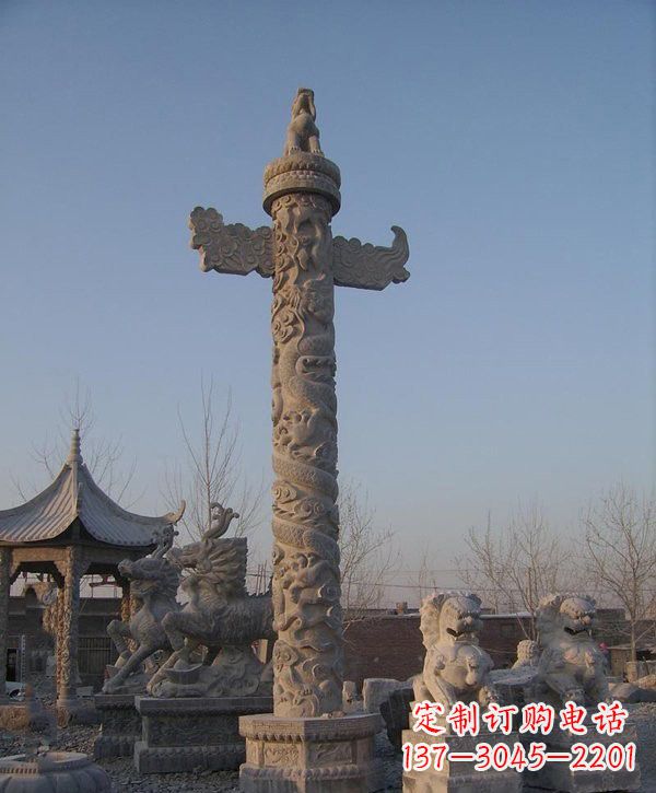 湖南动感华表雕塑,为广场增添艺术魅力