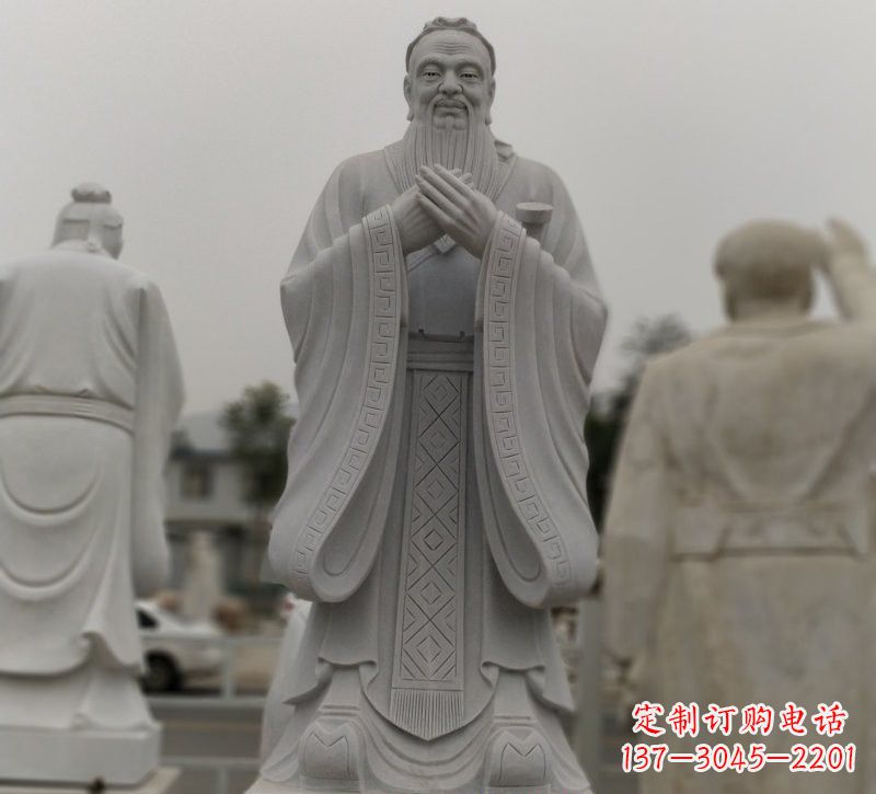 湖南中领雕塑:铸造传统文化,精致的大理石孔子石雕