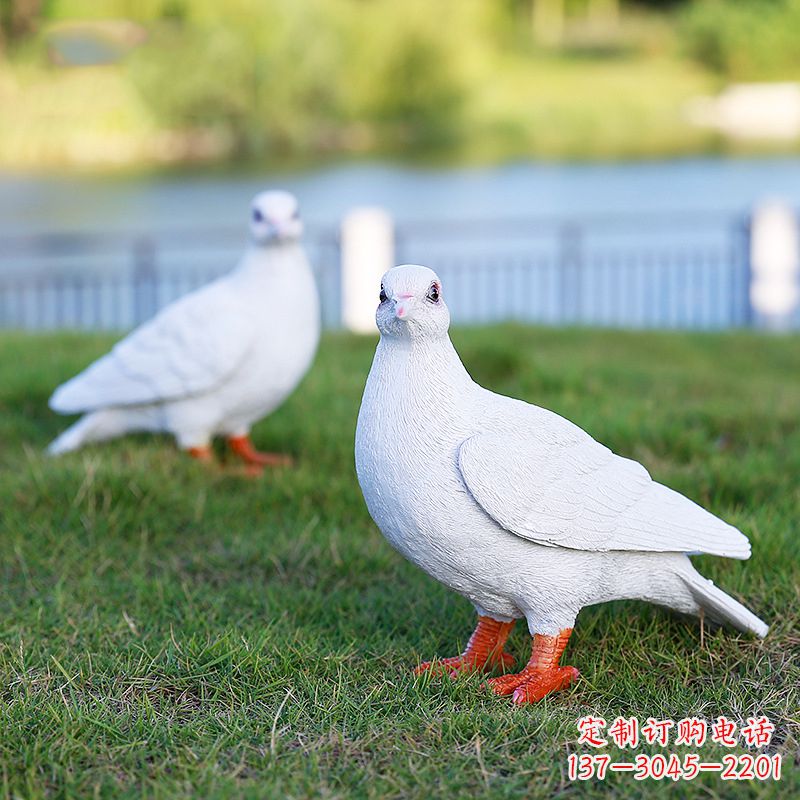 湖南广场和平鸽雕塑