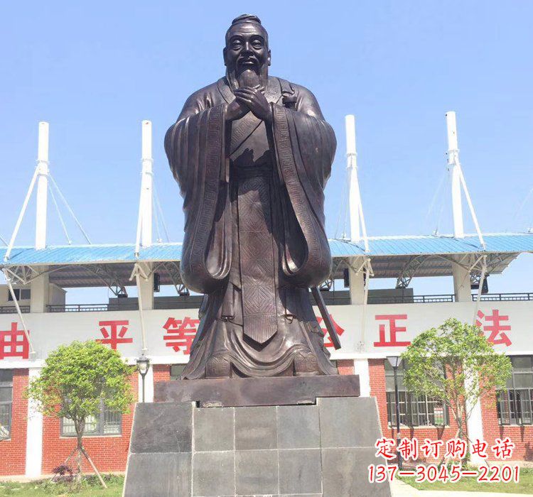 湖南具有传统文化气息的孔子雕塑