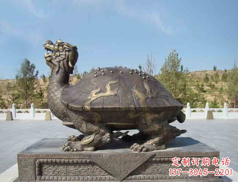 湖南我们中领雕塑特制的精美广场青铜龙雕塑