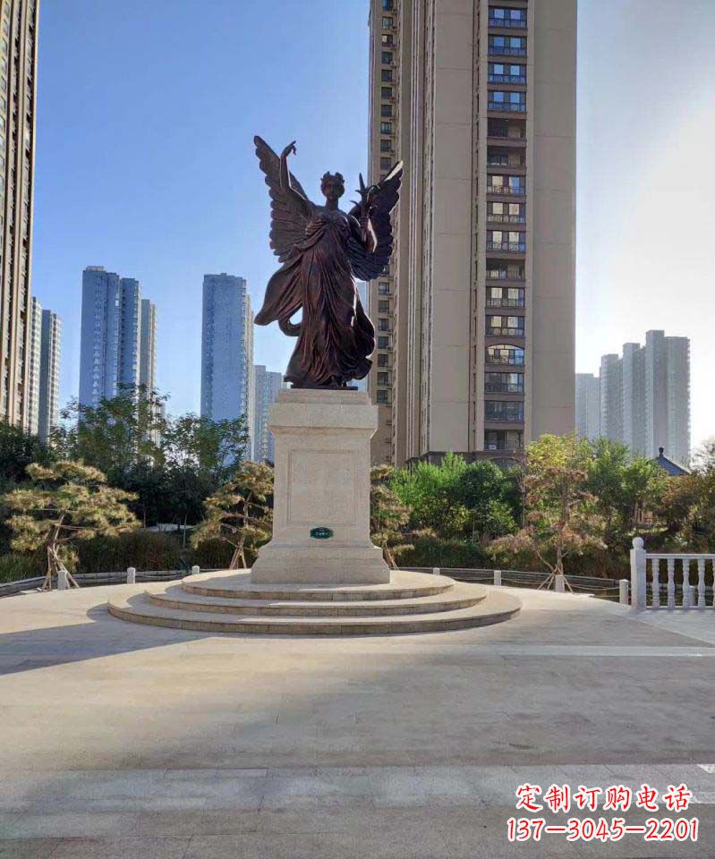 湖南中领雕塑:精致的女神铜雕