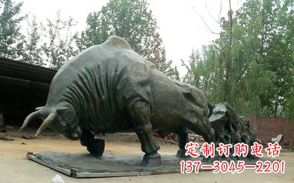 湖南新中国拓荒牛铜雕,传承中国传统文化