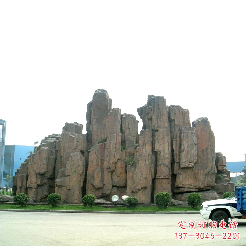 湖南广场塑石假山雕塑