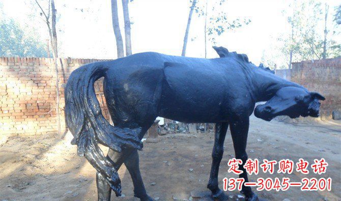 湖南中领雕塑,马出奇制——铜马动物铜雕
