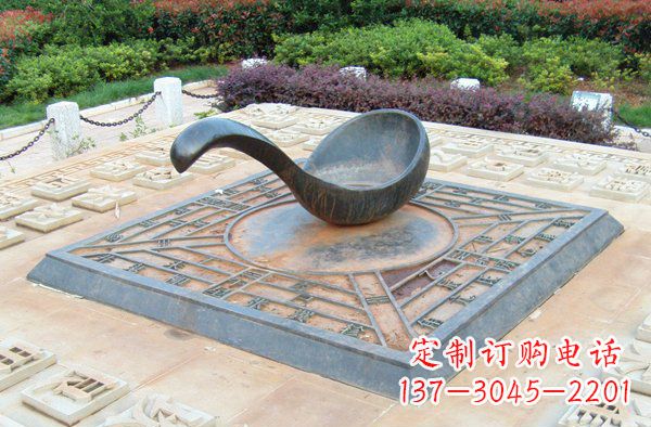 湖南让公共空间饱满指引灵性的指南针雕塑