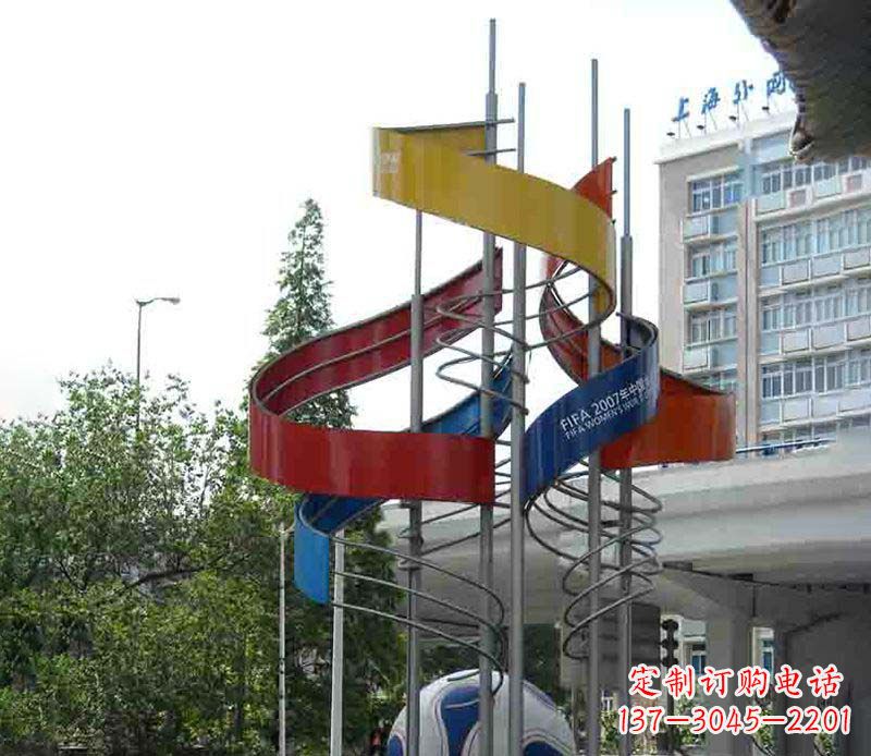 湖南精美的不锈钢足球雕塑