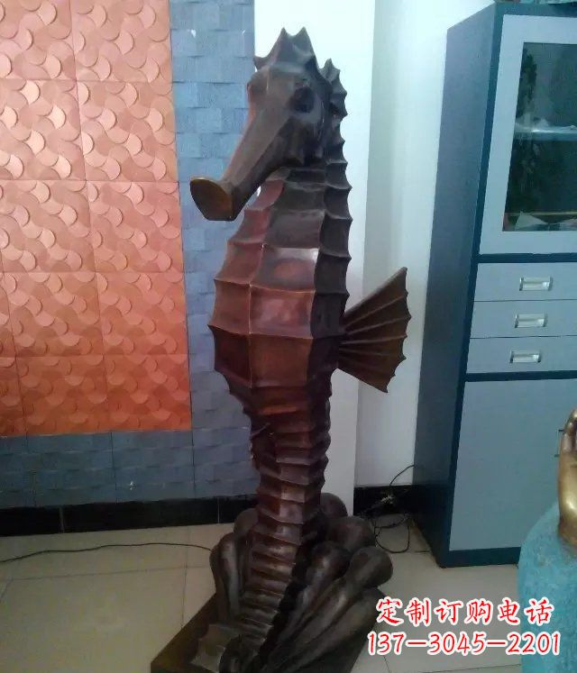 湖南海马铸铜动物雕塑,品质保证