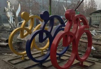 湖南中领雕塑推出的自行车雕塑是一件别具一格的…