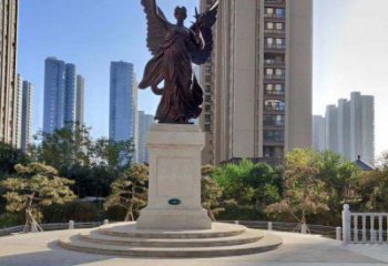 湖南中领雕塑：精致的女神铜雕