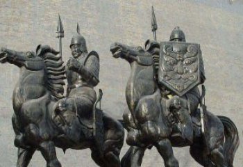 湖南中领雕塑推出的将军铜雕以古代将军的形象为…
