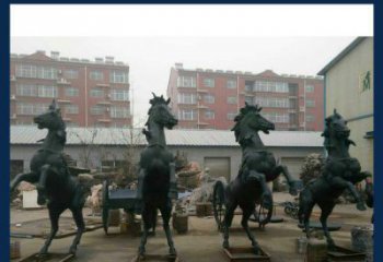 湖南中领雕塑推出的优雅动物铜雕飞马，以其出色…
