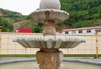 湖南中领雕塑海螺石雕喷泉精致装点室外空间