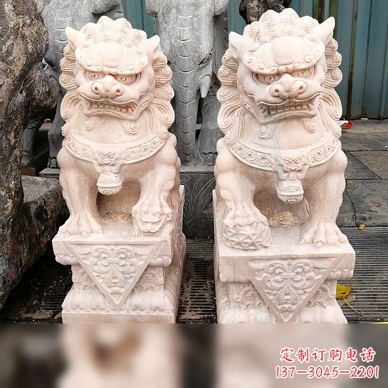 湖南汉白玉北京狮子雕塑