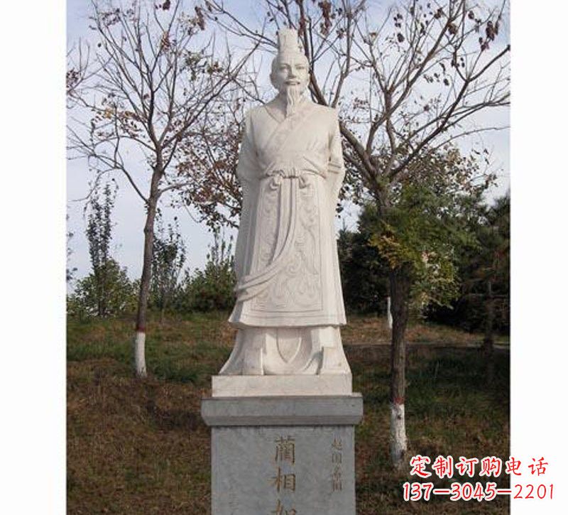 湖南领雕塑:精致古代名人石雕