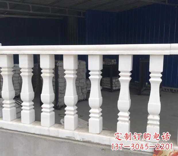 湖南汉白玉欧式栏杆雕塑,精美绝伦