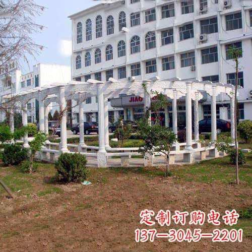 湖南汉白玉欧式石雕花架