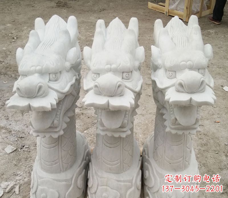 湖南中领雕塑独特的玉喷水龙雕