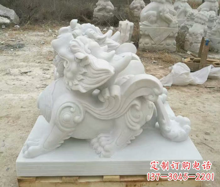 湖南精美貔貅门口招财石雕