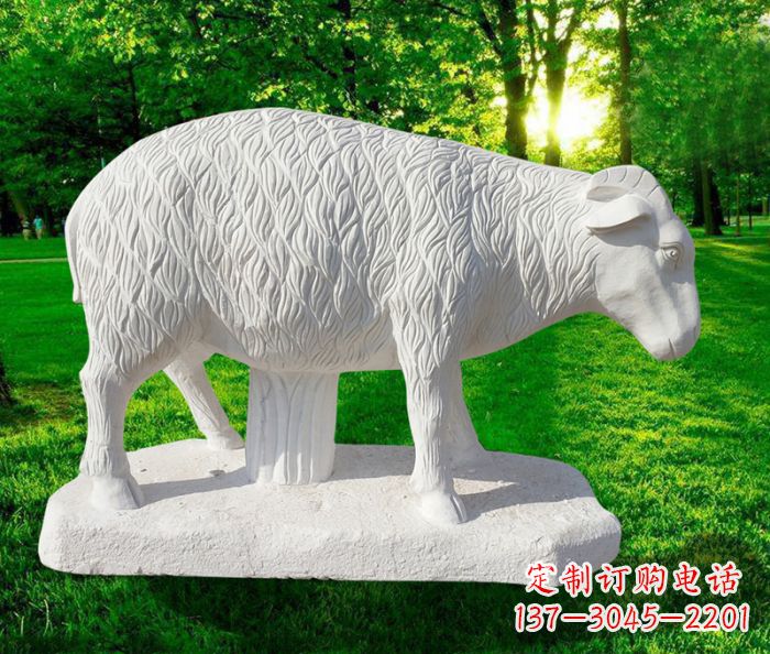 湖南高精度玉雕山羊石雕