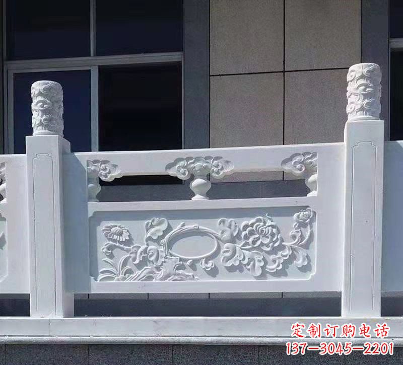 湖南汉白玉走廊石栏板