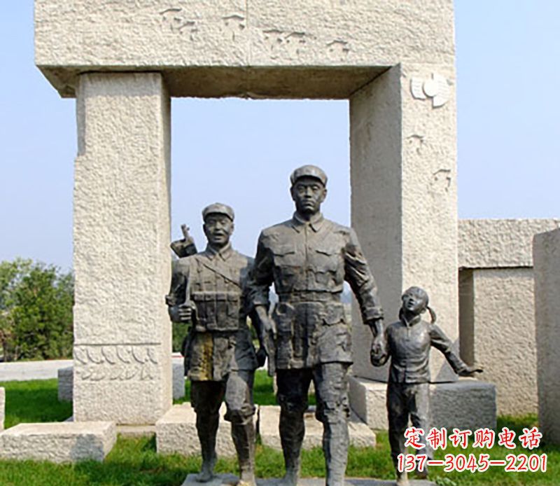 湖南红军公园雕塑,精致而独特