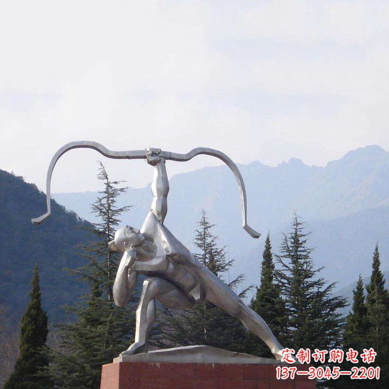 湖南后羿雕塑,不锈钢雕塑制作&定制
