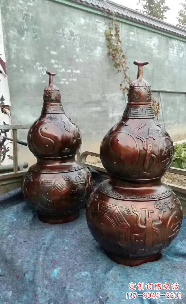湖南葫芦雕塑,精致艺术佳作