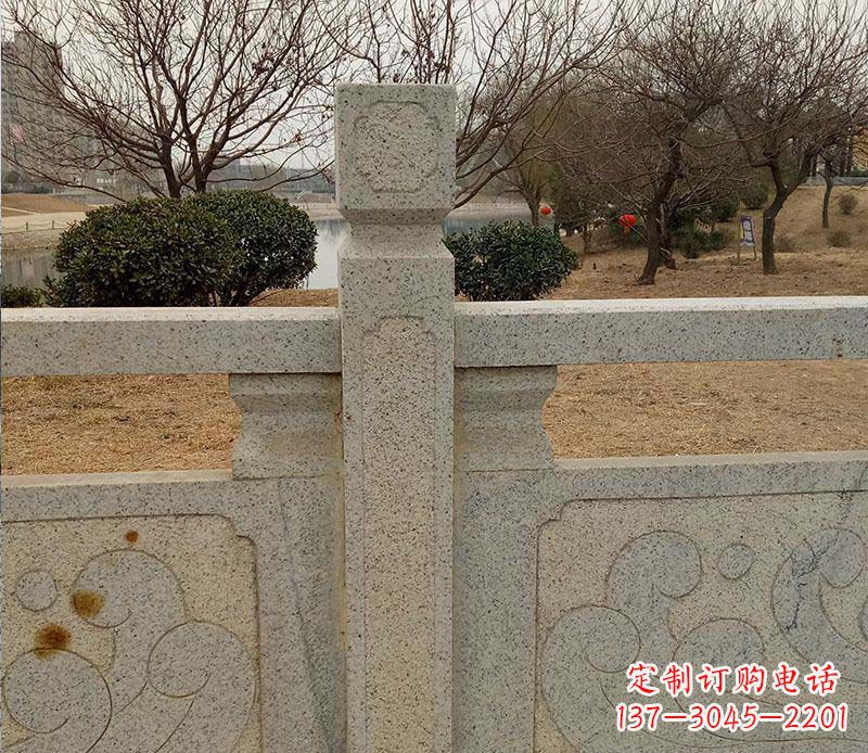 湖南户外大理石栏板石雕 (2)