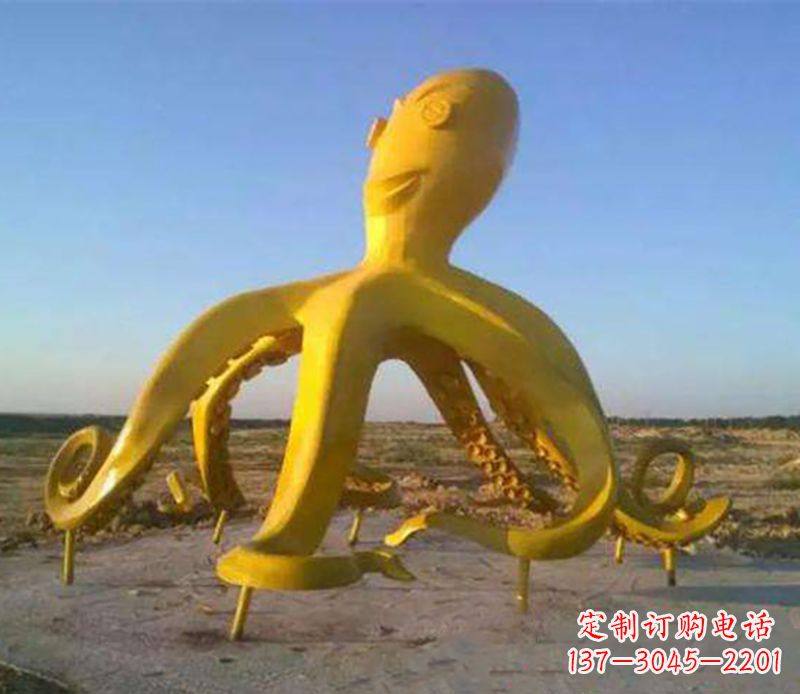湖南新颖别致的章鱼雕塑